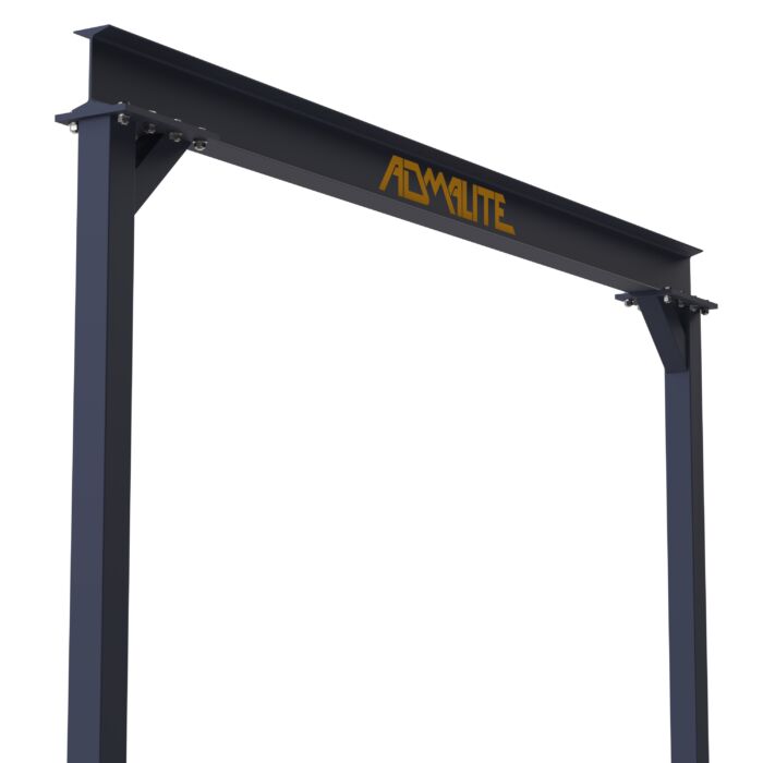 Side view of the I-Beam of Admalite 1 Ton Fixed Height Steel Gantry Crane