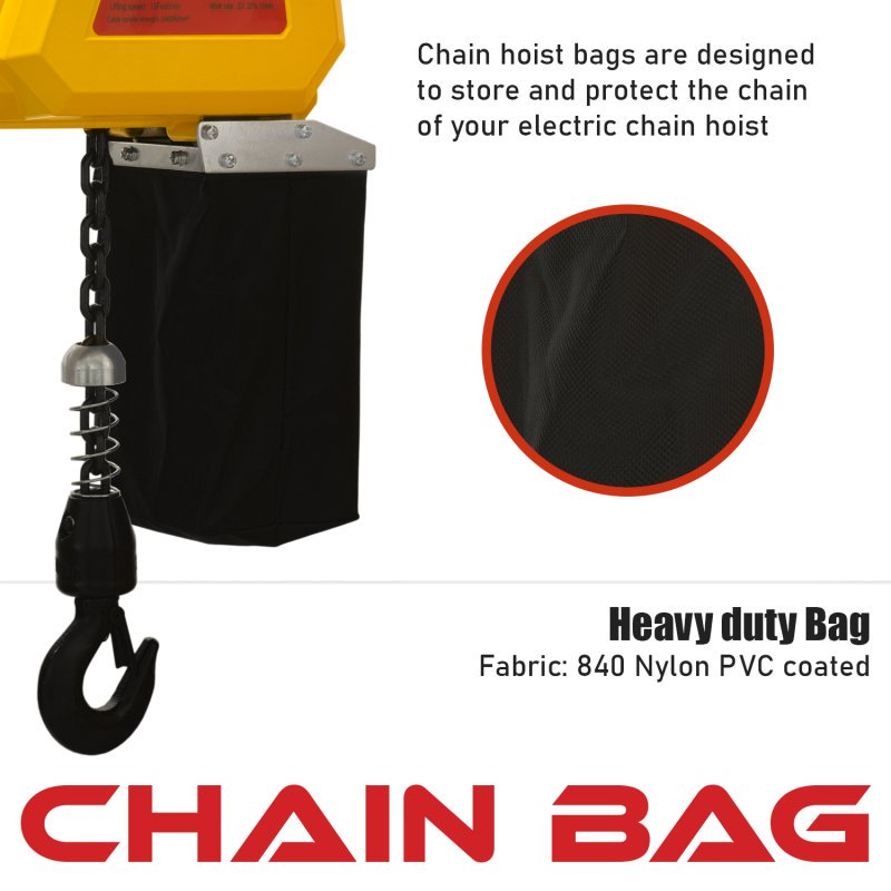 660 lbs Mini Electric Chain Hoist with Wireless Remote Control System - Image 3