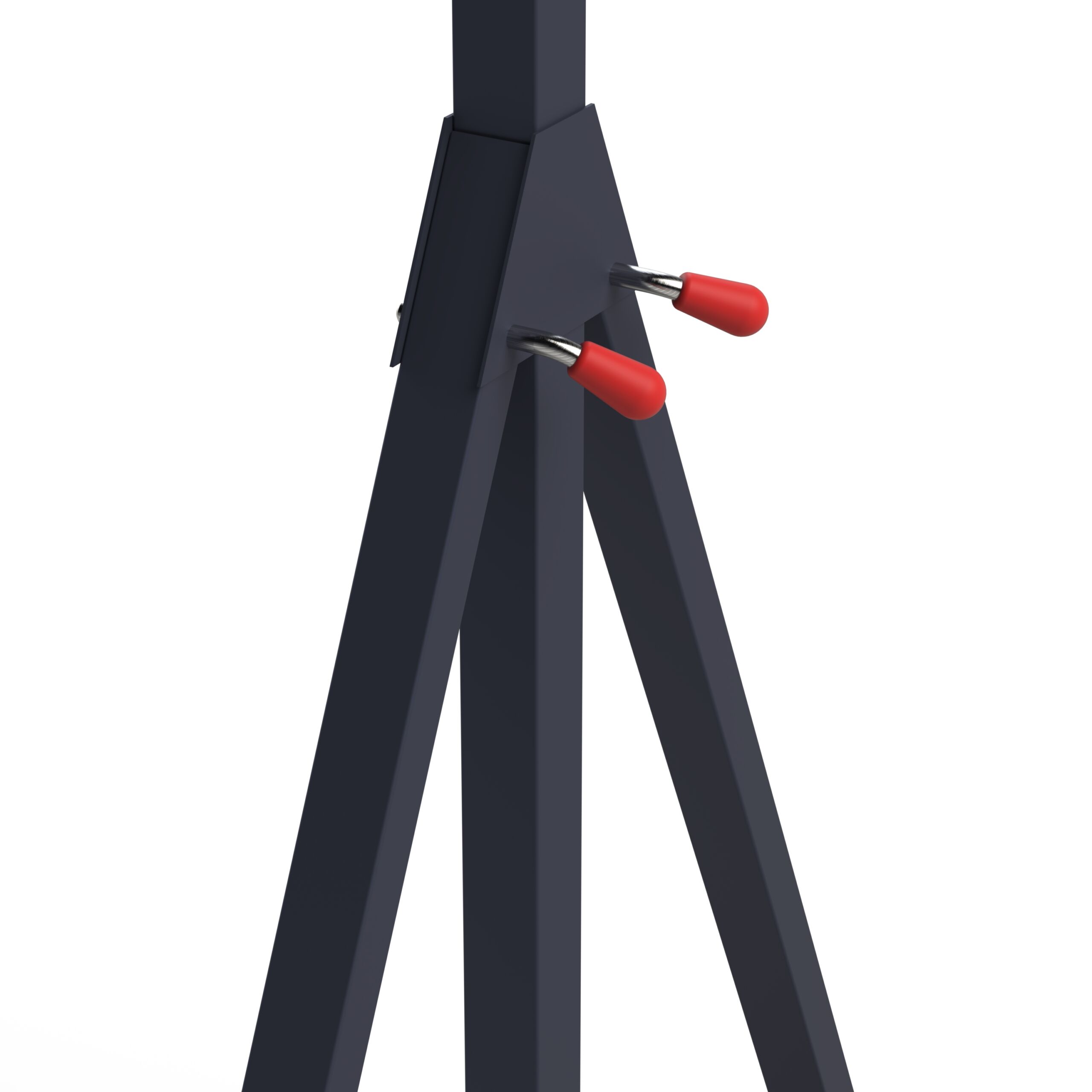 Quick Security pins of the Admalite 1100lb. Fixed Height Steel Gantry Crane