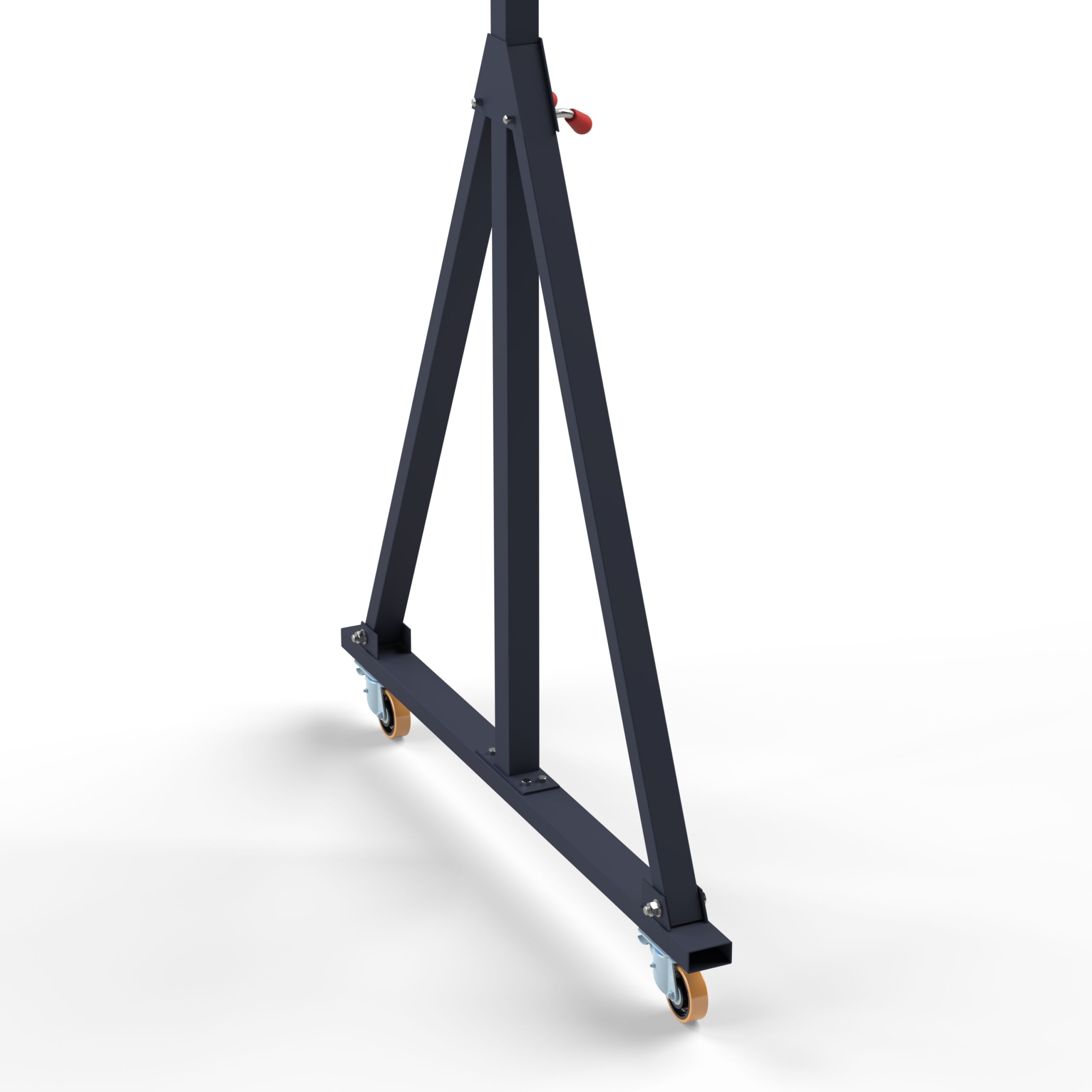 Legs of the Admalite 1100lb. Fixed Height Steel Gantry Crane