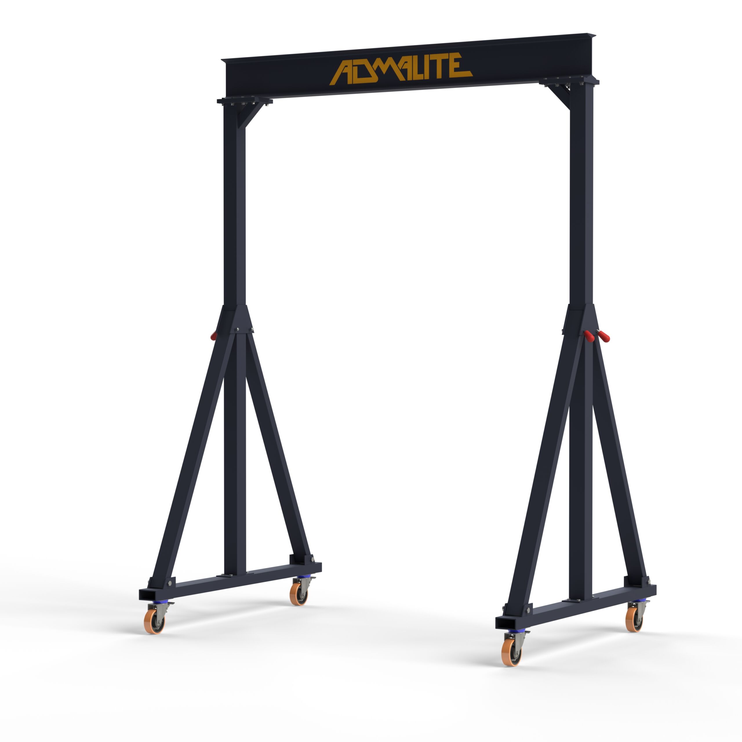 2 Ton Fixed Height Portable Steel Gantry Crane - Image 2