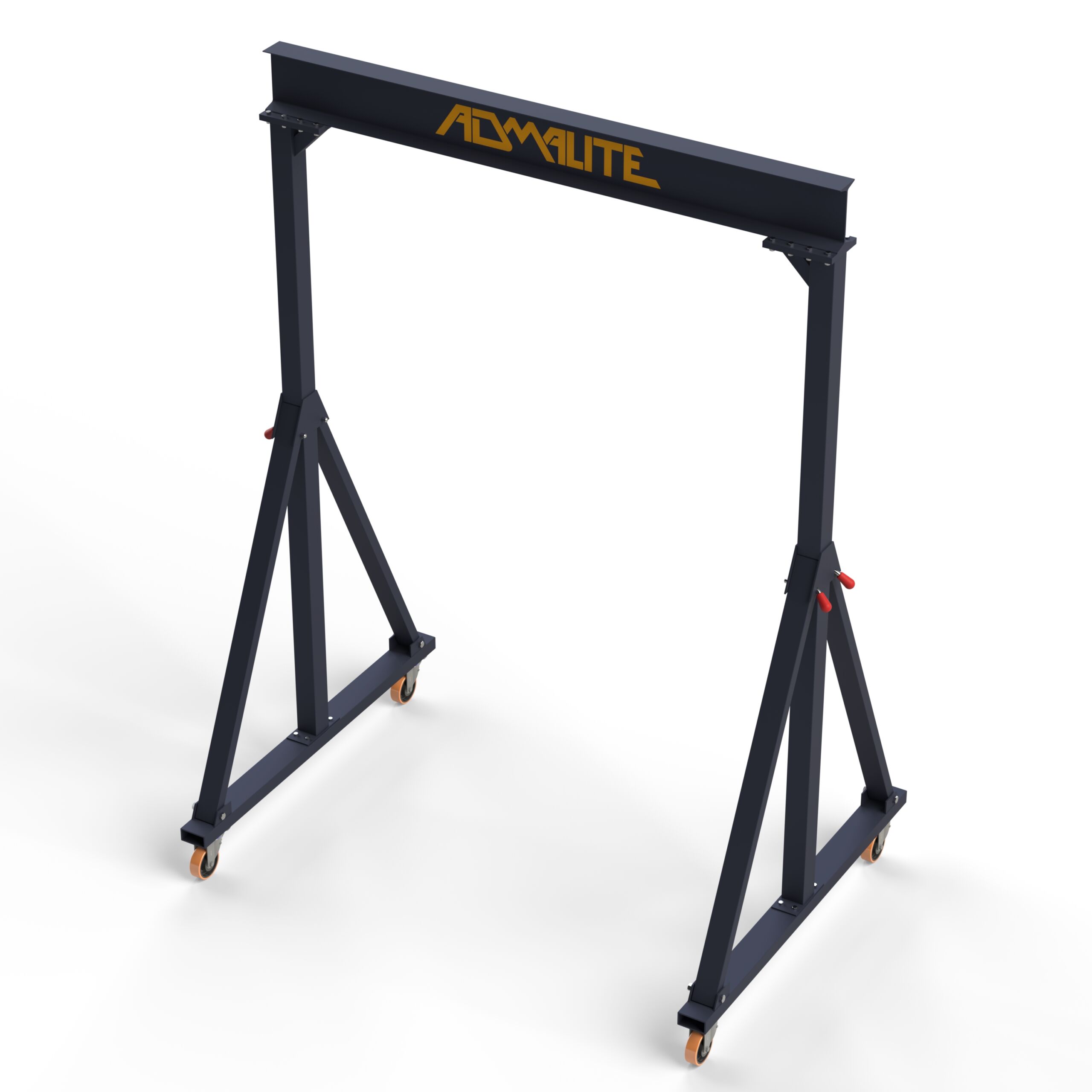 2 Ton Fixed Height Portable Steel Gantry Crane - Image 3